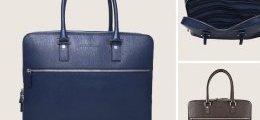 Salvatore Ferragamo Revival Calfskin Briefcase For Men