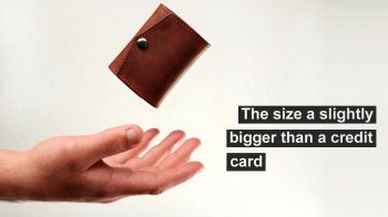 BORDO mini 2. Small Vintage Leather Wallet is Handmade project video thumbnail