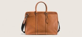 Coach Metropolitan Sport Calf Leather Business Laptop Bags For Men