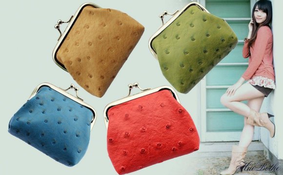 PU leather change purses!