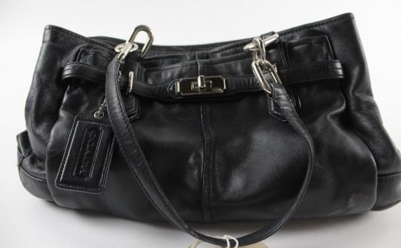 Coach Black Leather Handbag