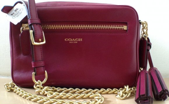 Coach Leather Flight Bag