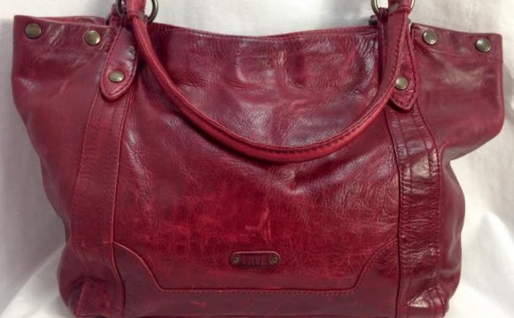 Frye Dark Red Distressed