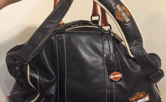 Harley Davidson Leather Duffle