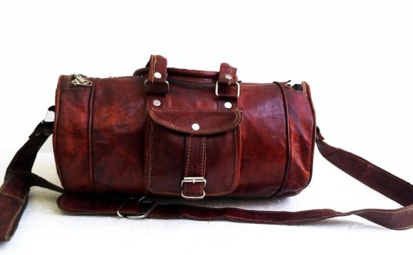 Men s Leather Travel Duffle