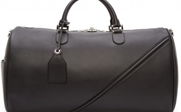 Loewe - Black Leather Duffle