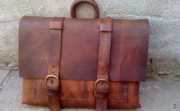 Leather Messenger Bag