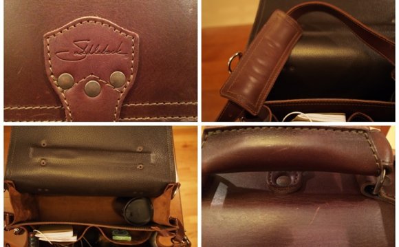 The briefcase has two outer