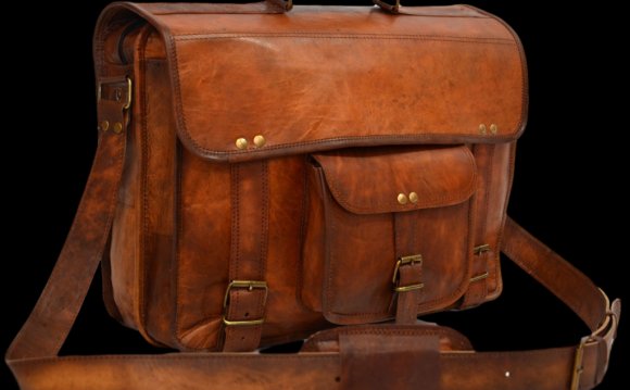Vintage Leather Laptop Bag and