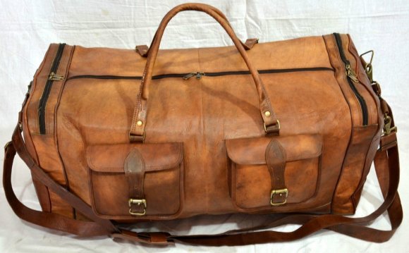 Vintage leather travel