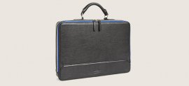 Ben Minkoff Eton Leather Laptop Briefcase For Men