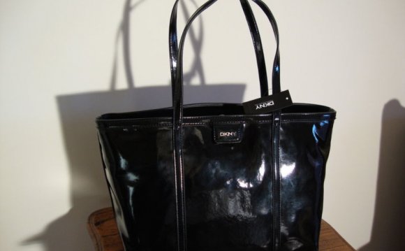 DKNY Black Leather Bag
