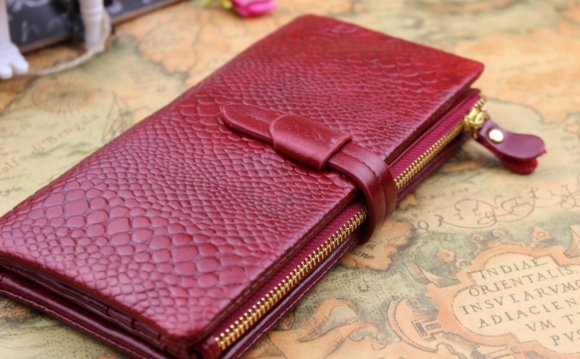 Black Leather Wallets for Sale
