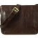 Dark Brown Leather Messenger Bag