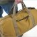 Leather Canvas Duffle Bag