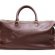 Mens Brown Leather Weekender Bag