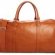 Tan Leather Duffle Bag