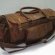 Vintage Leather Duffle Bag