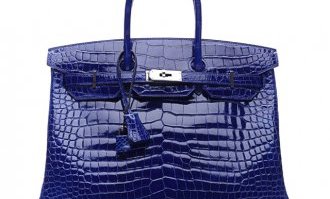 Hermes Blue Crocodile Birkin