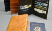 Hipster passport wallet