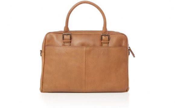 Tan Leather Laptop Bag