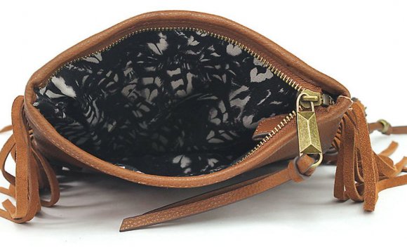 Faux Leather Crossbody Bag