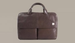Knomo London Warwick Men's Briefcase Messenger Bag
