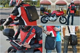 Leather messenger bag for iPad Platforma from Strotter