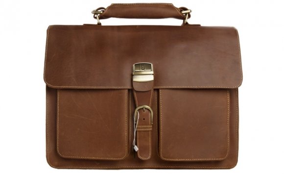 Mens Vintage Leather Briefcase