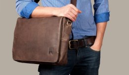 Navali Mainstay Leather Messenger Bags For Men