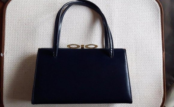 Navy Leather Handbags Sale