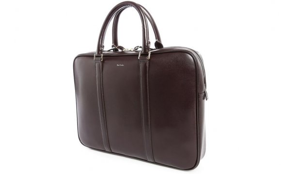 Burgundy Leather Briefcase