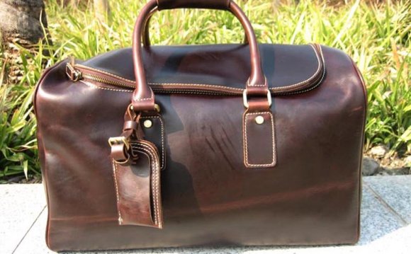 Leather Duffle Bag Luggage