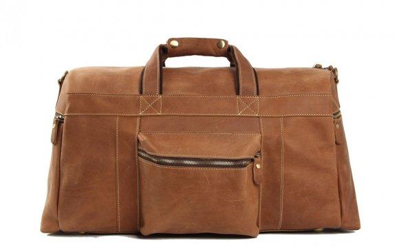 Brown Leather Travel Bag