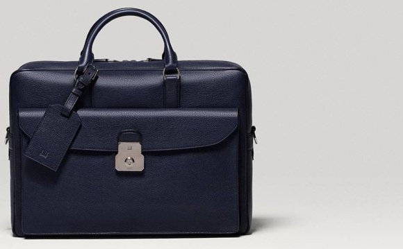 Mens Designer Leather Briefcase