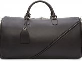 Black Leather Duffle Bags