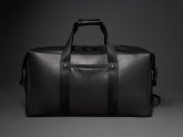 Black Leather Travel Bag