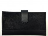 Black Leather Travel Wallet