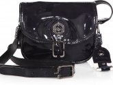 Black Patent Leather Crossbody Bags