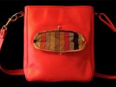 Coach Red Leather Bag