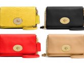 Coach Yellow Leather Bags