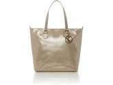 Gold Leather Tote Bag