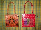 Hand Painted Leather Bags