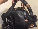 Harley Davidson Leather Duffle Bag