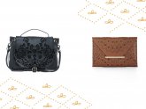 Laser Cut Leather Purse