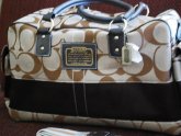 Leather Coach Diaper Bags