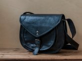 Leather Crossbody Saddle Bag