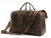 Leather Weekender Travel Bag