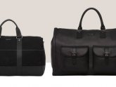 Mens Canvas and Leather Weekender Bag