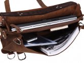 Mens Vintage Leather Laptop Bag